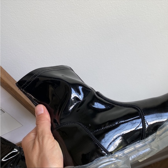 NEW AQUATALIA Daliyah Patent Leather Sock Boots Waterproof  Aquatalia Daliyah Boots